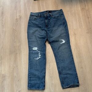 Ralph Lauren Women's Relaxed Distressed Denim Jeans